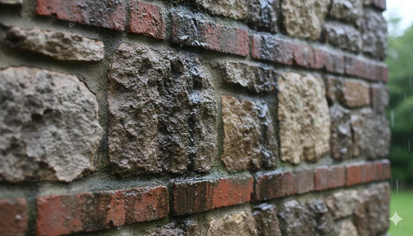 Porous structure and moisture