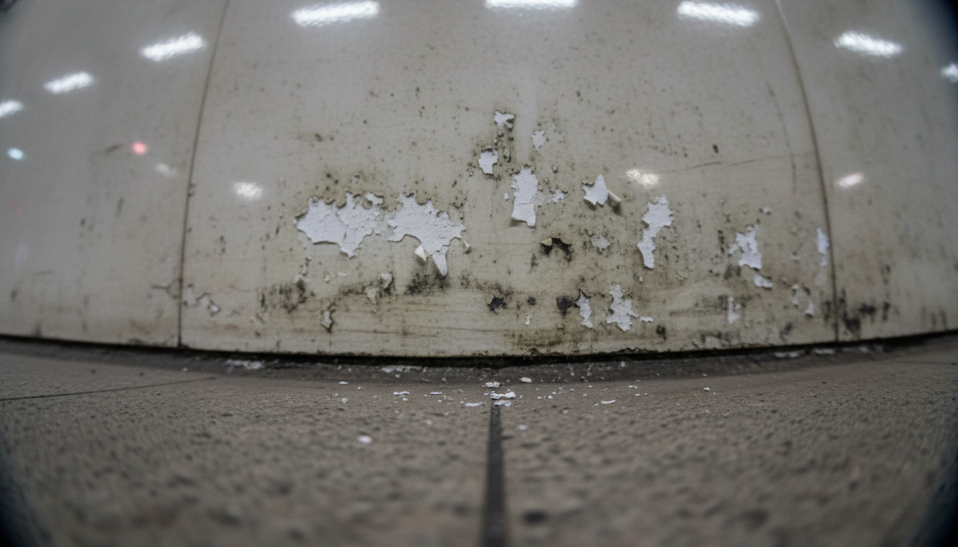 Plasters falling off due to moisture