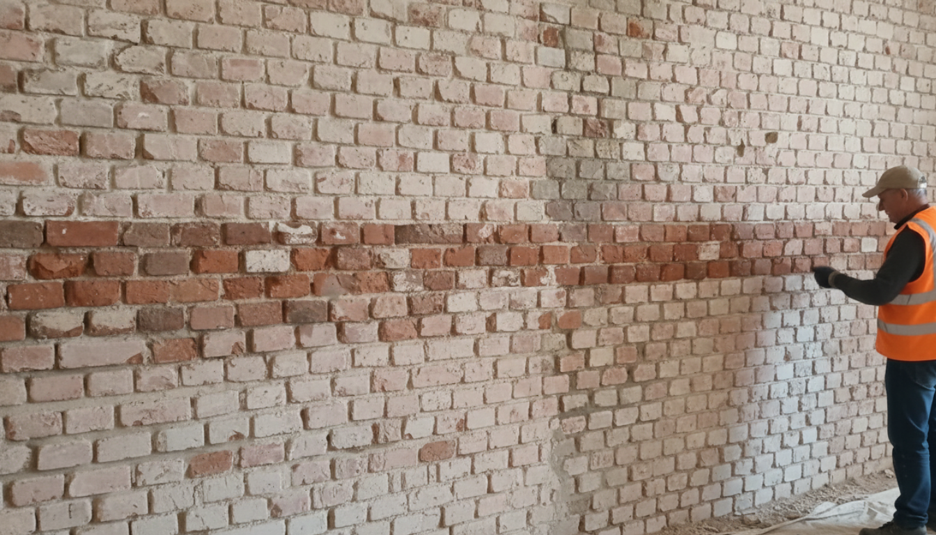 Temizlenmiş yüzey detayı