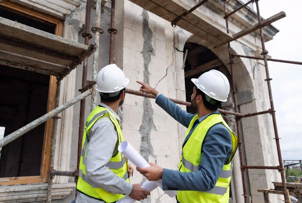 Tarihi yapı restorasyon detayı