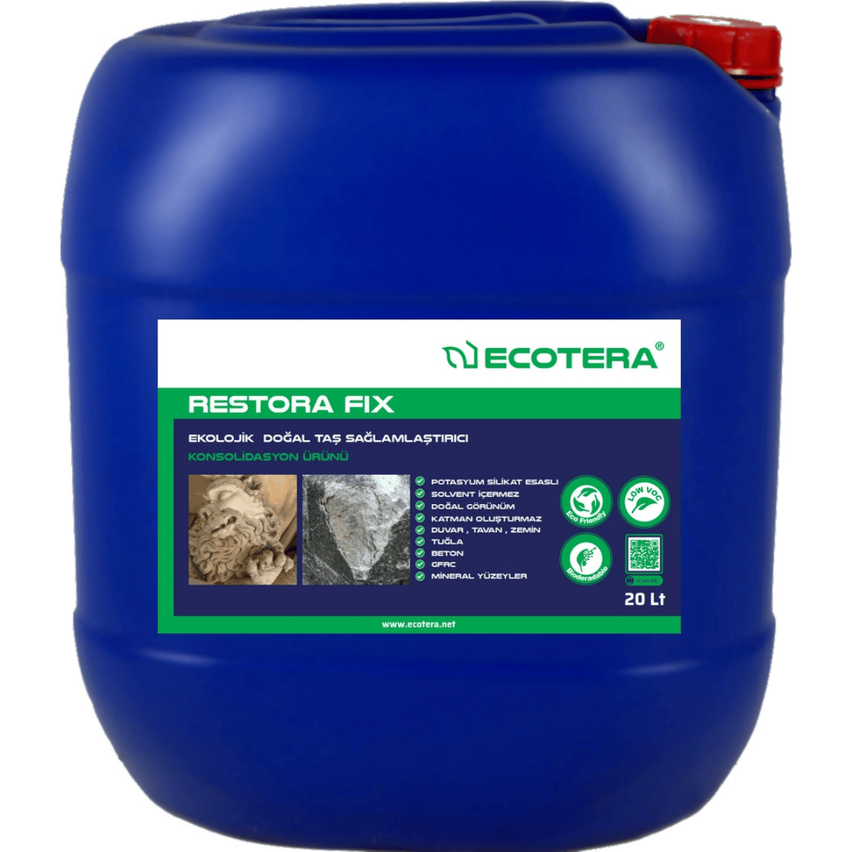 Restora Fix, Doğal Taş Sağlamlaştırma / Konsolidasyon Restora Fix FX0111 20LT