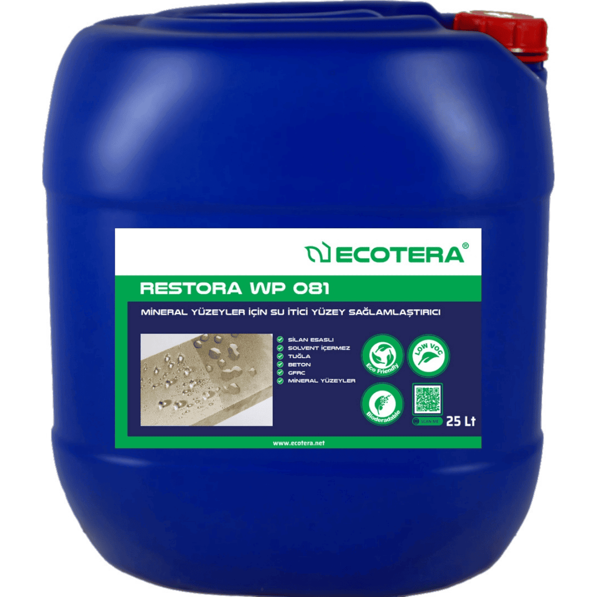 Restora WP081, Doğal Taş Konsolidasyonu & Su İtici Restora WP081-WP0816-25LT