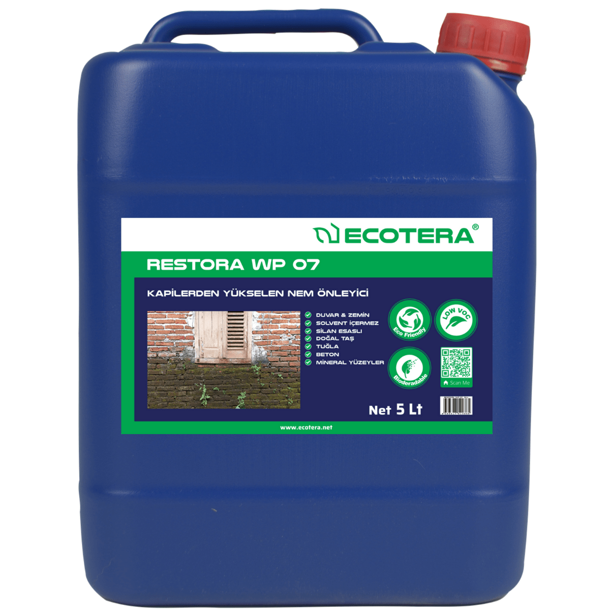 Restora WP07 - Kapiler Nem Önleme Restora WP07-WP0713-5LT