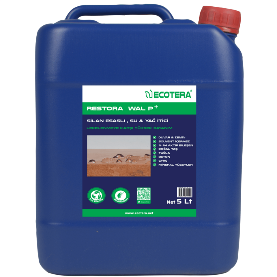 Restora WAL P+, Su & Yağ İtici Malzeme Restora WAL P+ WN 0218-5LT