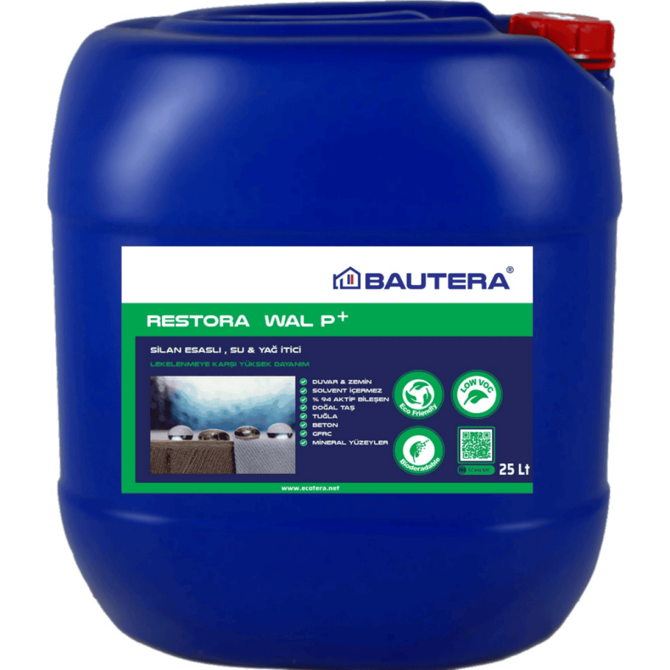 Restora WAL P+, Su & Yağ İtici Malzeme Restora WAL P+ WN 0218-25LT