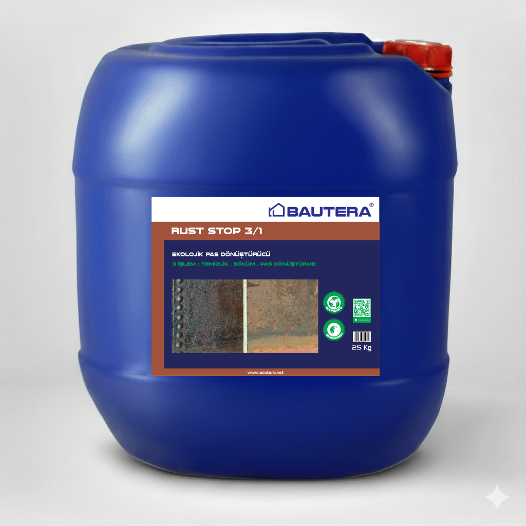 Restora Rust Stop 3/1, Metal Yüzey Temizleme, Yüzey Hazırlama, Korozyon Önleme