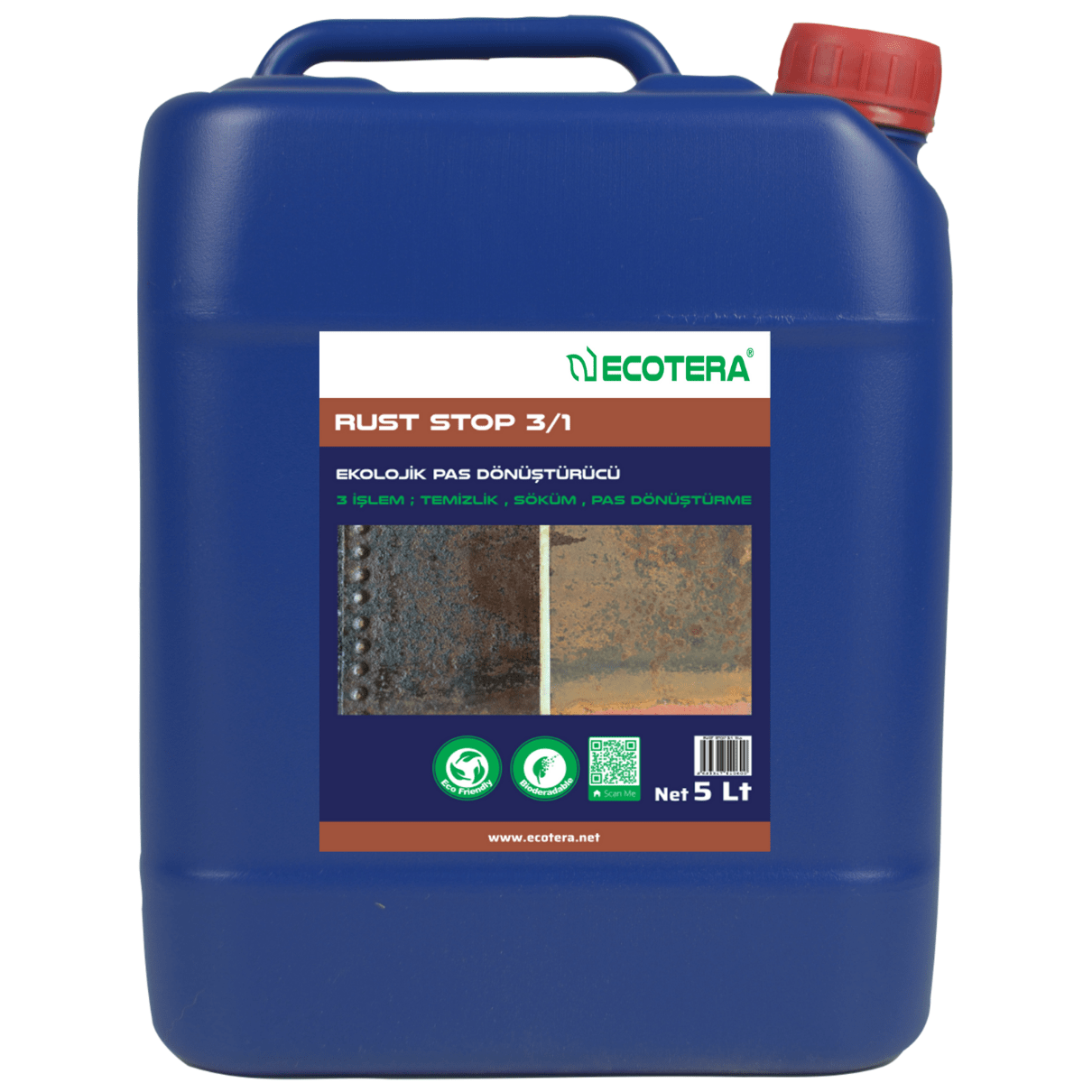 Restora Rust Stop 3/1, Metal Yüzey Temizleme, Yüzey Hazırlama, Korozyon Önleme Restora Rust Stop 3/1 RS 122-5KG