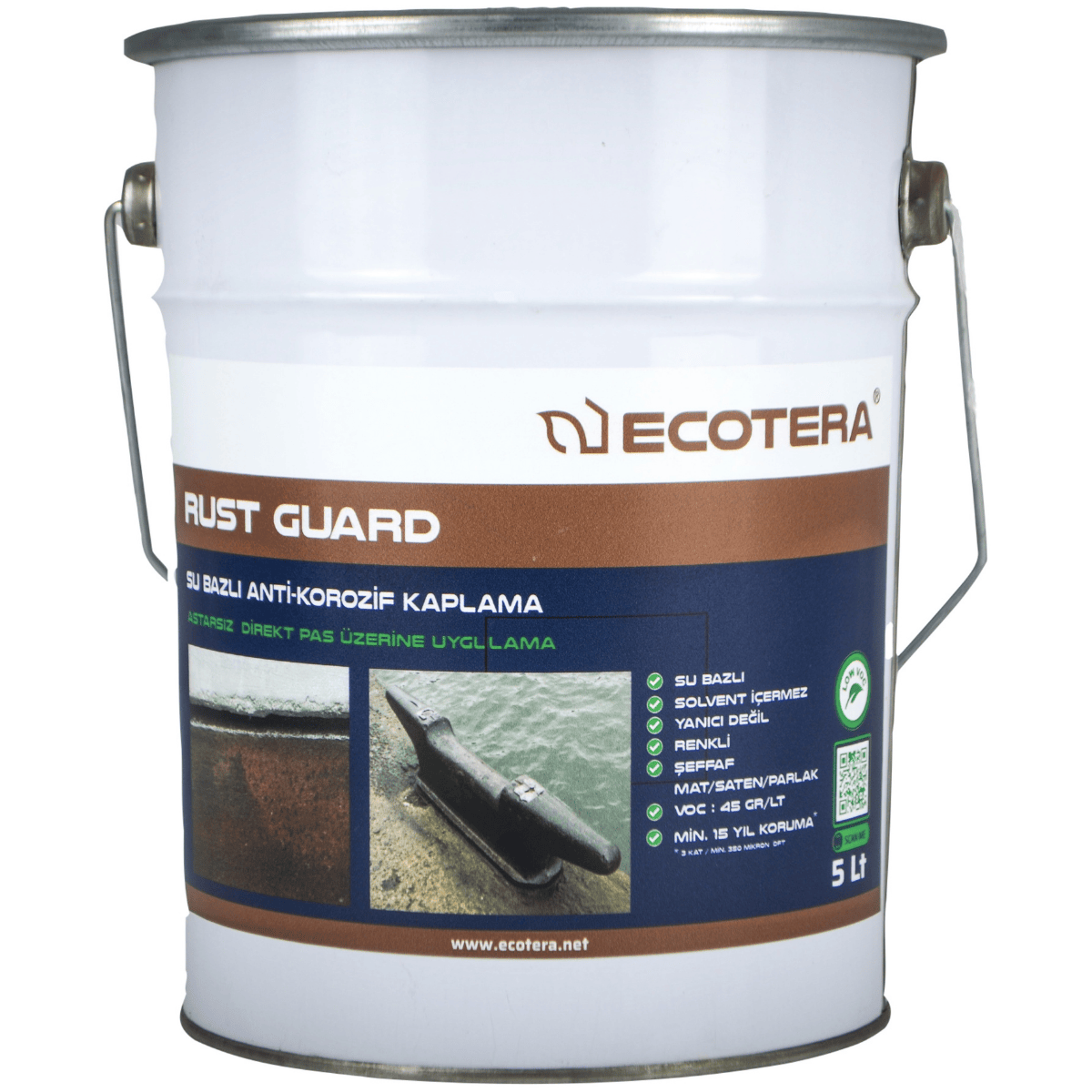 Rust Guard, Anti Korozif Özellikli Su Bazlı Koruyucu Kaplama Rust Guard RG 0131-1LT