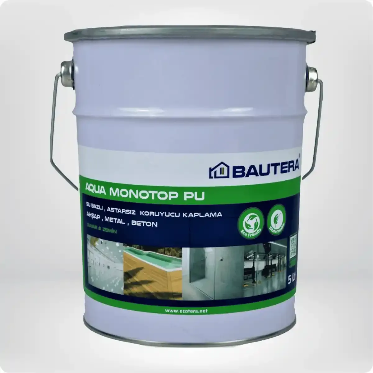 Aqua Monotop Pu, Alifatik Akrilik Poliüretan Reçine Esaslı Kaplama
