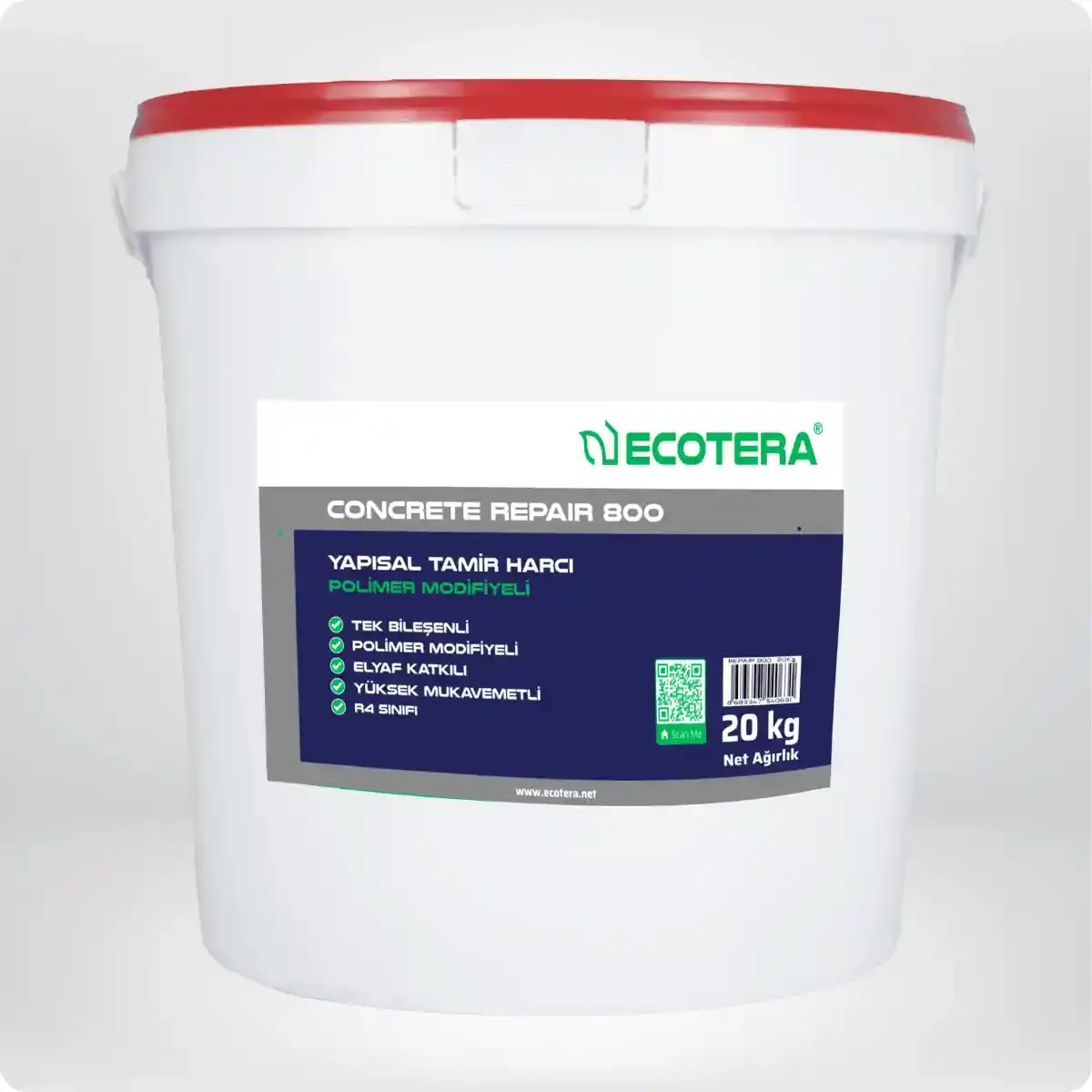 Concrete Repair 800, Beton ve Brüt Beton Kalın Onarım Harcı