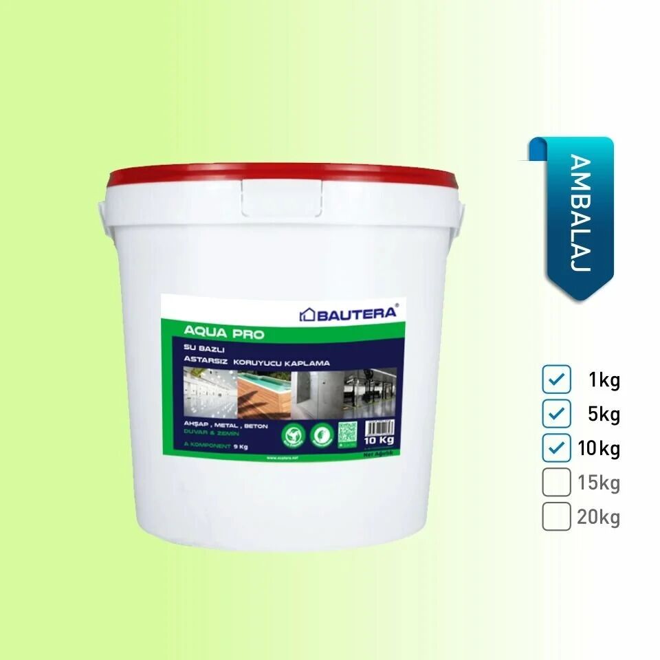 Aqua Pro , Akrilik Alifatik Hibrit Poliüretan Esaslı Kaplama Aqua Pro AQ 0226-1KG